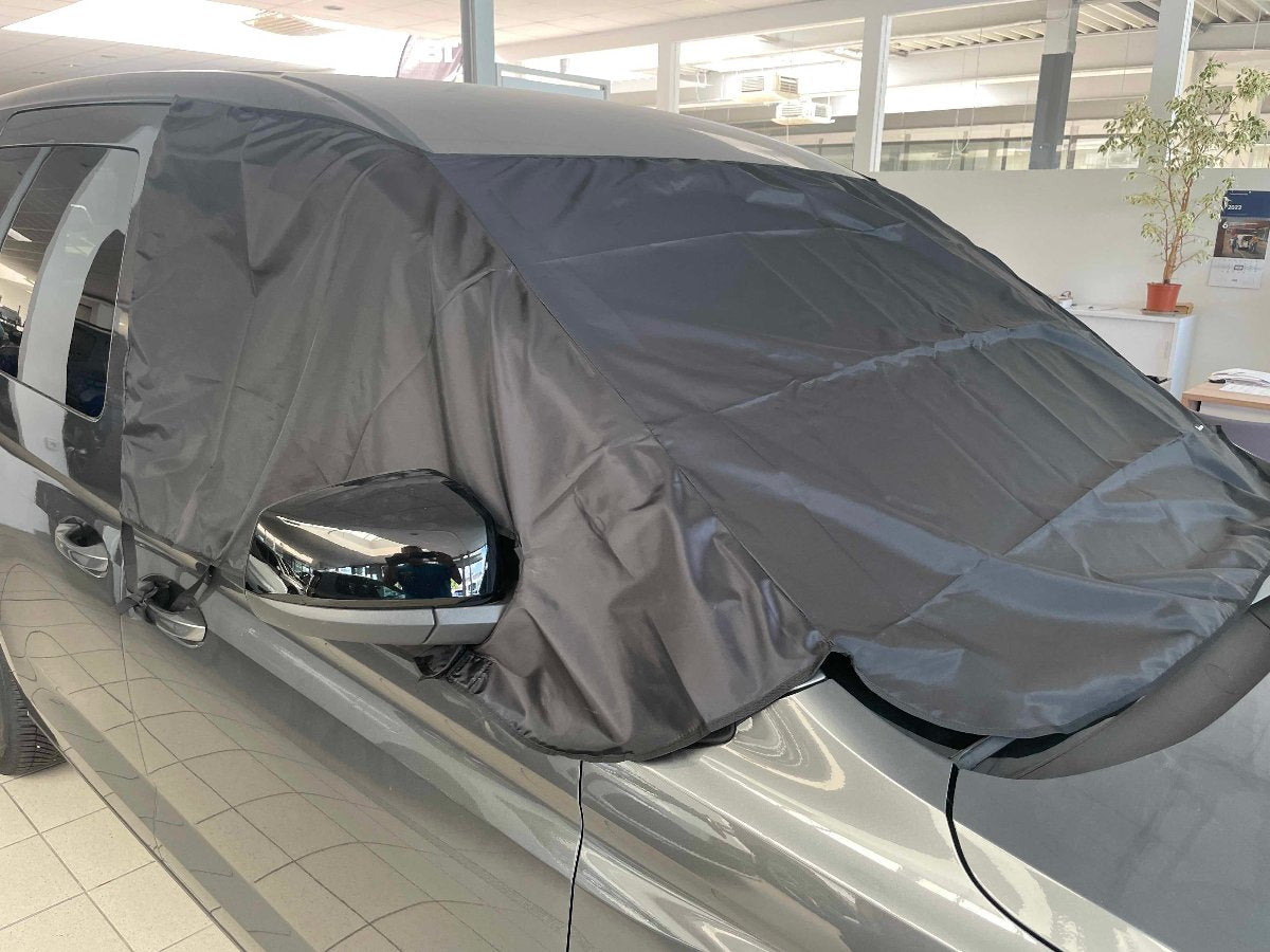 VW Caddy 5 Sichtschutz, Sonnenschutz, leichte Abdeckung, Cockpitisolierung fuer Caddy 5, Scheibenisolierung fuer Caddy 5, Fahrerhausisolierung fuer Caddy V, Abdunkelungen fuer Caddy 5, Isolierungen fuer Caddy 5, Campingzubehör fuer Caddy 5