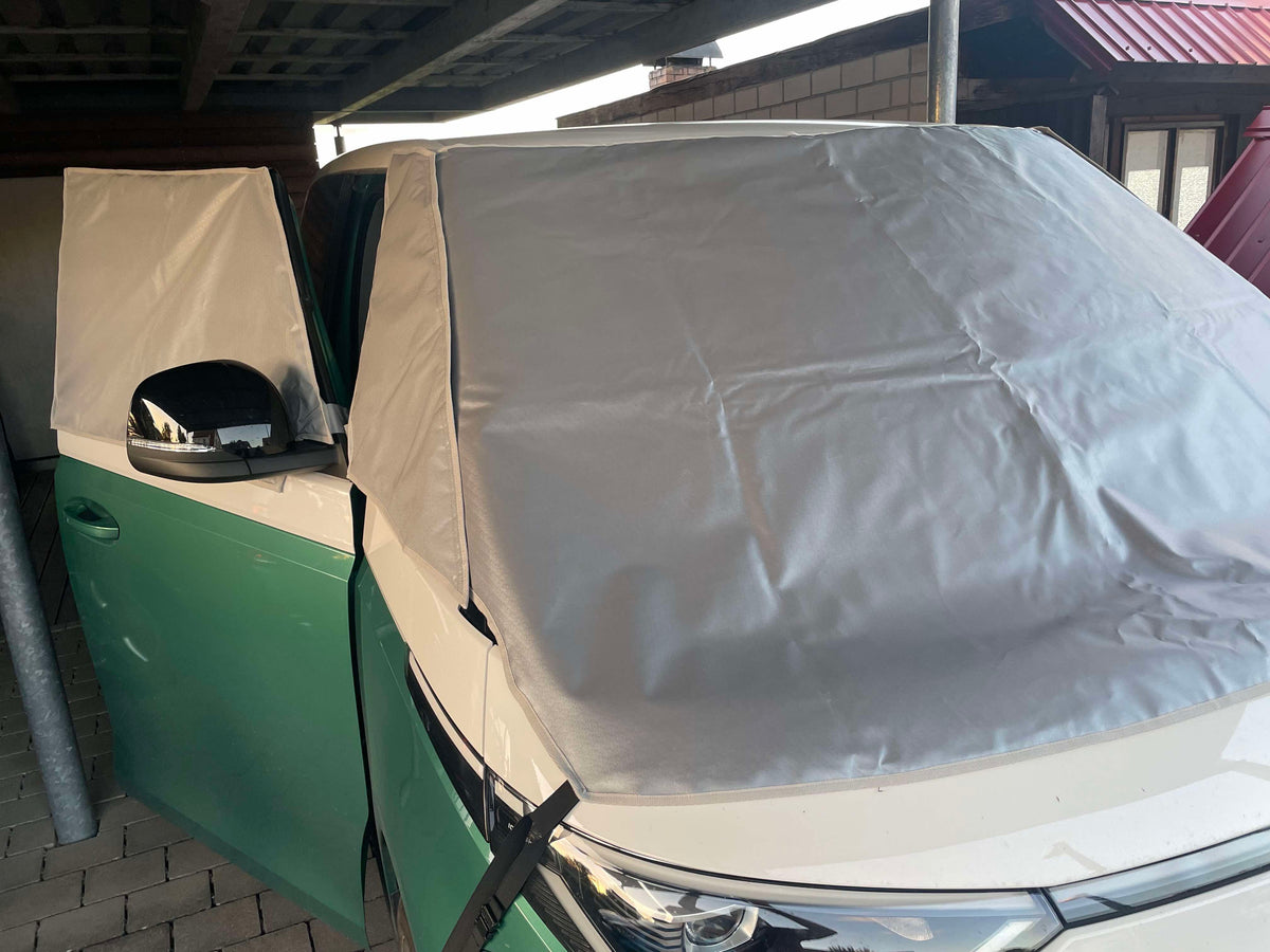 Isolierung fuer Camper, Außernisolierungfür IDBuzz, Cockpitisolierung, Abdeckung für Camper, Camper, Verdunkelungen für Camper, Verdunkelungen für IDBuzz, Campingzubehör für IDBuzz, Winterisolierung für Camper