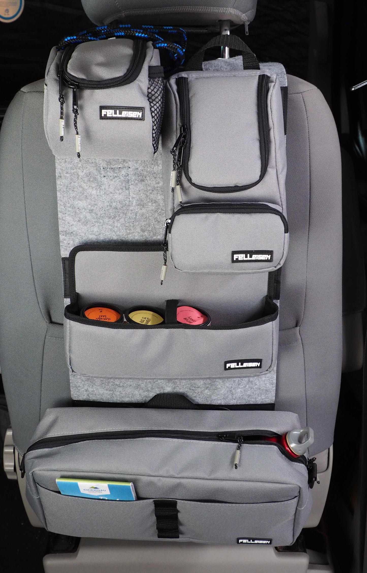 Organizer fuer Camper, Abnehmbare Taschen fuer Camper, Magnettaschen, Organizer, Sitzorganizer, Sitztaschen, Entdecke den Camperorganizer, Camping pockets, Taschen mit magnetischer Befestigung, modularer Organizer, Organizer fuer Ducato, Boxer, Jumper. Campingorganizer, Wohnmobilorganizer,Camping Organizer, Organizer Camping