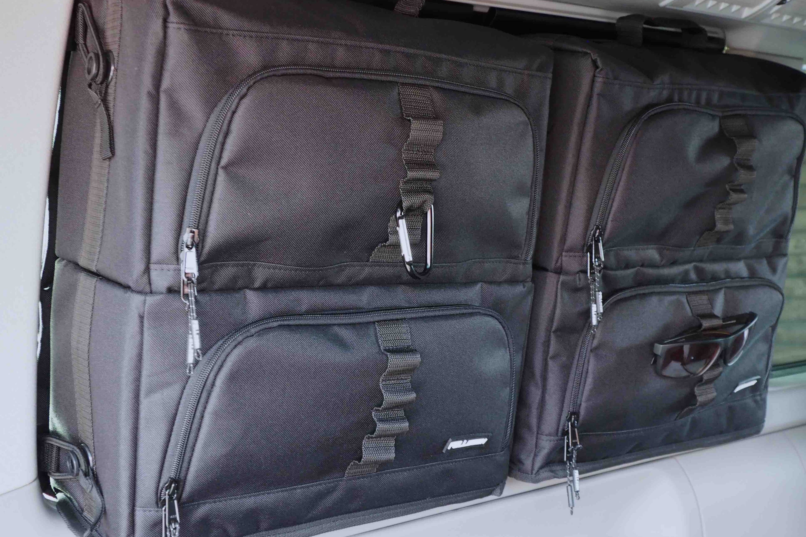 Camper Ausbau System Taschen mit Rucksackfunktion, Universalträger