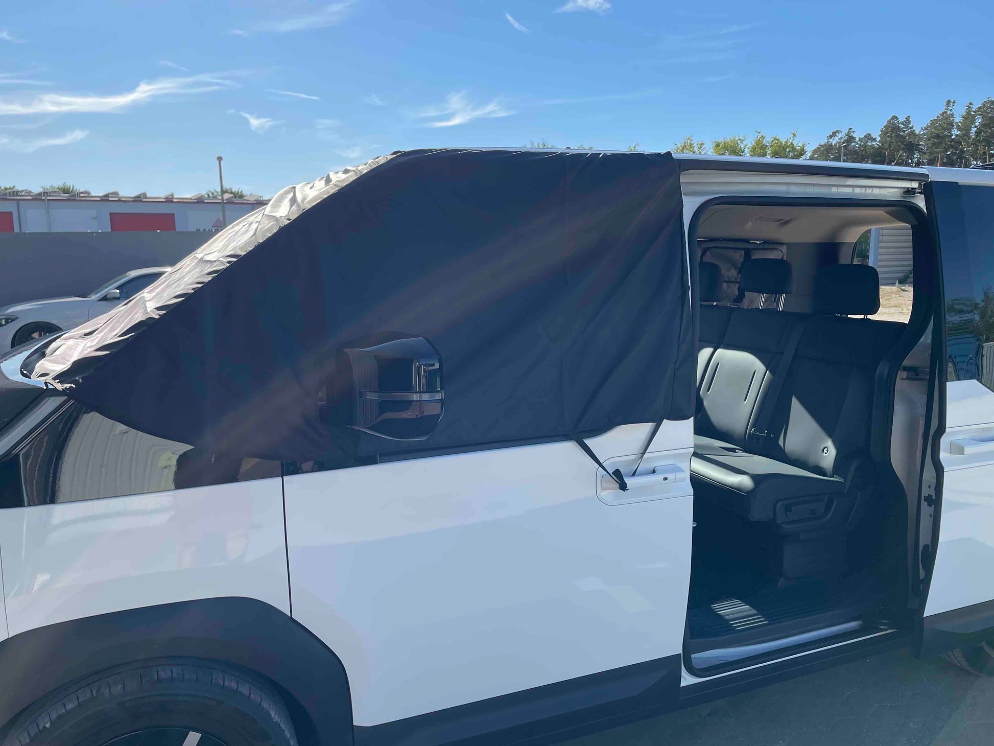 Kia PV5 Camper, KIA PV5 Zubehör, Fahrzeugabdeckung für KIA PV5, Campingzubeör fuer KIA PV5, KIA PV5 Zubehör, Abdunkelung für KIA PV5