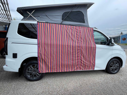 Sonnensegel für Camper, Campingtuch, Tarp, Markisenzubehör, minimalistisches Sonnentuch, Awing für Camper, Blickschutz für Camper, Moskitoschutz, multifunktionales Tuch, multifunktionales Tarp, multifunktionales Sonnensegel, Design-Sonnensegel, Magnettuch, magnetisches Sonnensegel, Sonnensegel für Microcamper, Sonnensegel für Mikrocamper, Sonnensegel für Hochdachkombis, Ergänzung zu Markisen