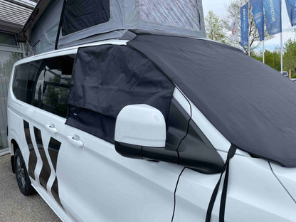 Ford V710, New Caravelle, New Transporter Sonnenschutz, Sichtschutz, Belüftung, Moskitonetz, Zubehör für New Caravelle, Zubehör fuer New Transporter, Zubehör für Ford, Zubehör für neuen Transporter, Zubehör für neue Caravelle, Cockpitisolierung für neue Caravelle, Cockpitisolierung fuer neuen Transporter, Verdunkelungen fuer Ford Nugget, Verdunkelungen fuer Ford, Verdunkunkelungen Caravelle, Windschutzscheibenisolierungen fuer VW, Windschutzscheibenisolierungen für Ford