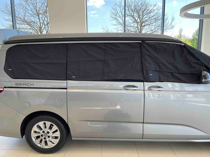 Shelter Comfort für VW New Multivan, New California VW T7 , Moskitonetz, ScheibenIoslierung fuer T7, Cockpitisolierung fuer VW T7, Windschutzscheibenisolierung VW T7, Abdunkelungen fuer VW, VW Zubehör, Verdunkelung VW T7, Sonnenschutz fuer T7, Isolierung fuer T7, Isolierung mit Belüftung fuer T7, Verdunkelungen fuer T7, Windschutzscheibenisolierungen fuer T7