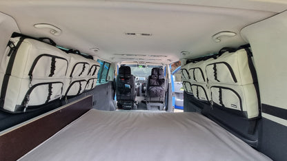 VW T5 T6, langer Radstand, Fenstertaschen, Stauraum, Fenstertaschen VW langer Radstand, Stauraum für VW mit langem Radstad, VW langer Radstand, Fenstertaschen für Multivan mit langem Radstand, Caravelle mit langem Radstand