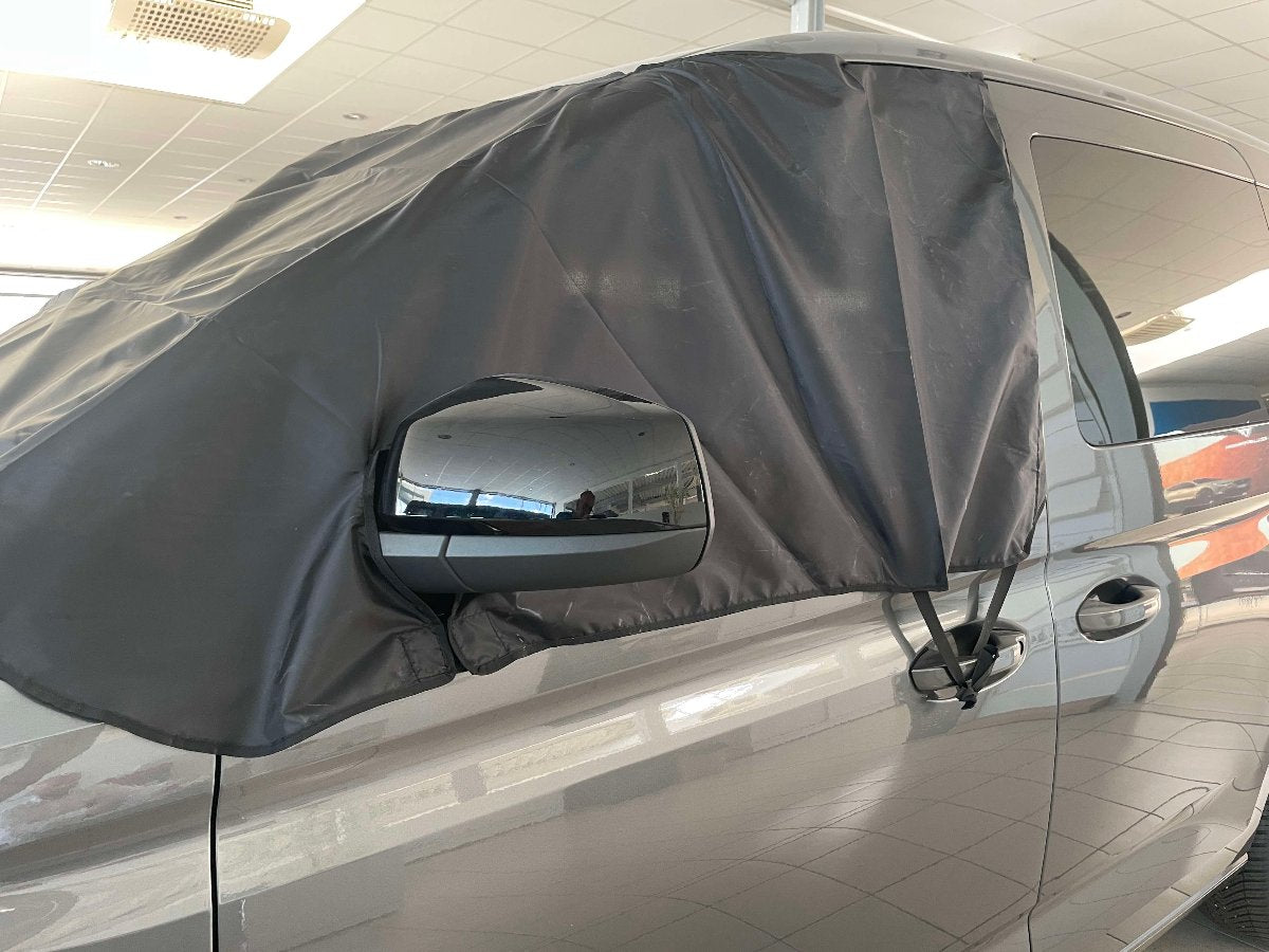 VW Caddy 5 Sichtschutz, Sonnenschutz, leichte Abdeckung, Cockpitisolierung fuer Caddy 5, Scheibenisolierung fuer Caddy 5, Fahrerhausisolierung fuer Caddy V, Abdunkelungen fuer Caddy 5, Isolierungen fuer Caddy 5, Campingzubehör fuer Caddy 5