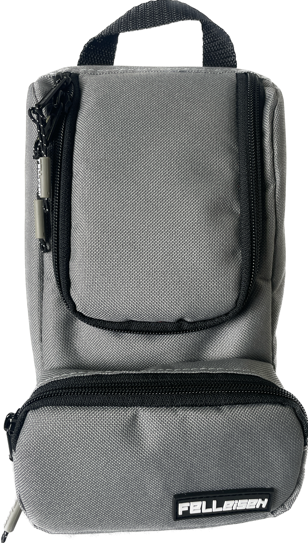 Kulturbeutel in grau. Organizer fuer Camper, Abnehmbare Taschen fuer Camper, Magnettaschen, Organizer, Sitzorganizer, Sitztaschen, Entdecke den Camperorganizer, Camping pockets, Taschen mit magnetischer Befestigung, modularer Organizer, Organizer fuer Ducato, Boxer, Jumper. Campingorganizer, Wohnmobilorganizer, Camping Organizer, Organizer Camping, seat back organizer for vans, seat back organizer for KIA PV5