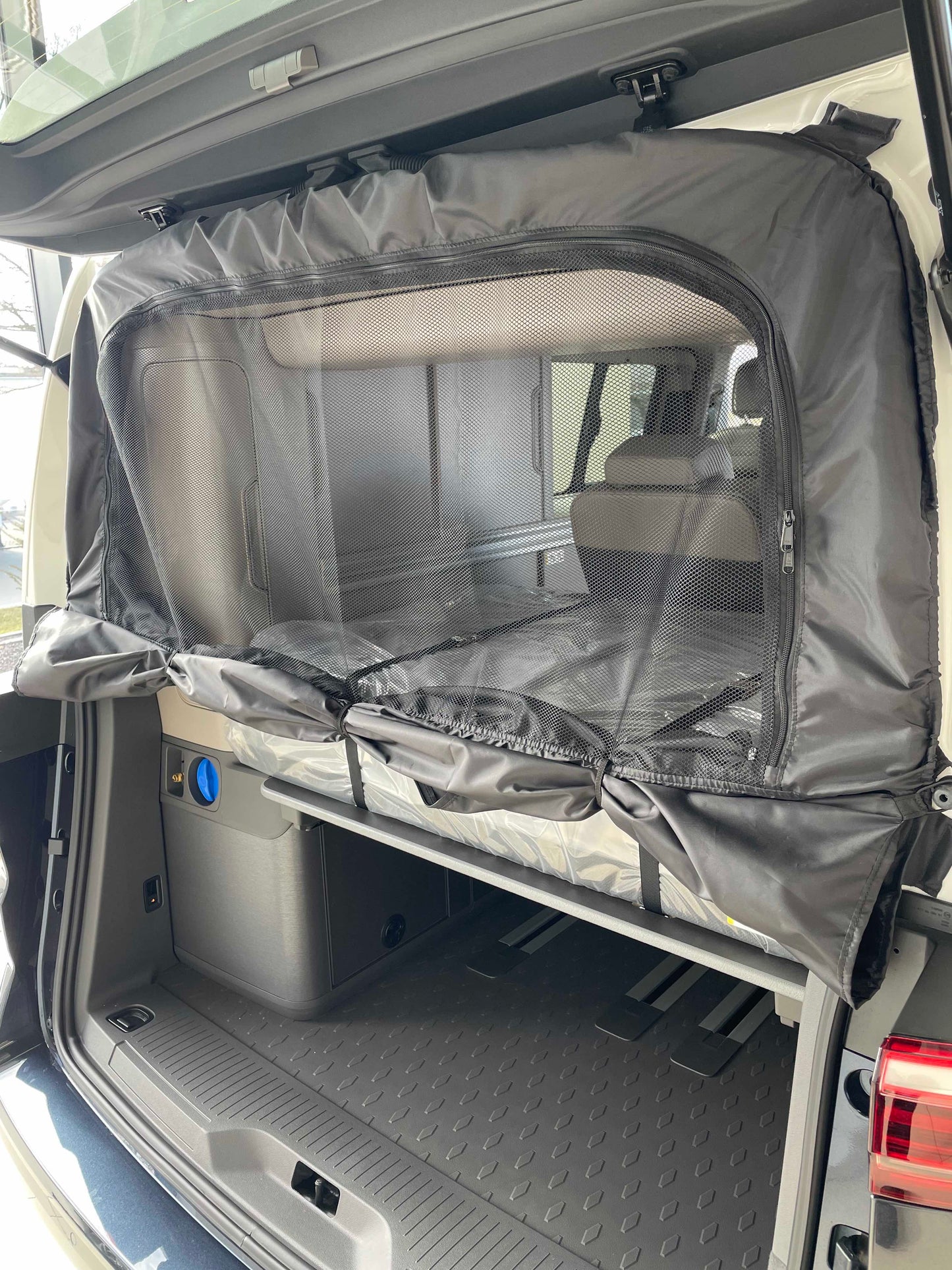 Moskitonetz für die Heckklappe VW T7, Moskitonetz für neuen California, Moskitonetz für neuen Multivan, Multifunktionales Moskitonetz für Campingfahrzeuge, Zubehör für Neuen California,  Zubehör für T7, Moskitonetz T7