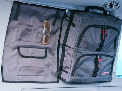 Fenstertaschen für VW T5 T6 T6.1 California, Ocean, Coast oder Transporter, Fenstertaschen, Stauraum, Fenstertasche VW California Beach Ocean Coast herausnehmbar Stauraum Organizer, Zubehör fuer California, Packtaschen fuer Camper, Stauraumsysteme, Taschen fuer Fenster
