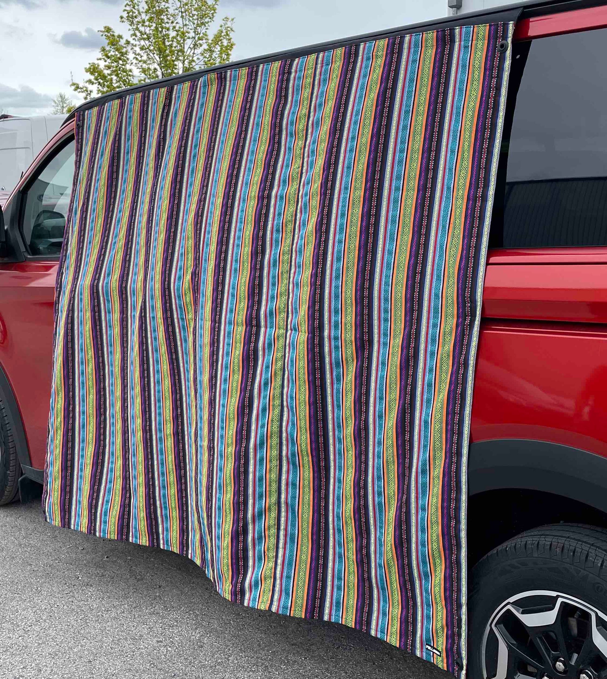 Sonnensegel für Camper, Campingtuch, Tarp, Markisenzubehör, minimalistisches Sonnentuch, Awing für Camper, Blickschutz für Camper, Moskitoschutz, multifunktionales Tuch, multifunktionales Tarp, multifunktionales Sonnensegel, Design-Sonnensegel, Magnettuch, magnetisches Sonnensegel, Sonnensegel für Microcamper, Sonnensegel für Mikrocamper, Sonnensegel für Hochdachkombis, Ergänzung zu Markisen