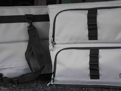 Fenstertaschen, Packsystem, Stauraum, Caddy 3 4, VW CaddyMaxi Packtaschen mit Rucksackfunktion, Campingshop, Campingzubehör, Zubehör für Camper, Zubehoer Caddy