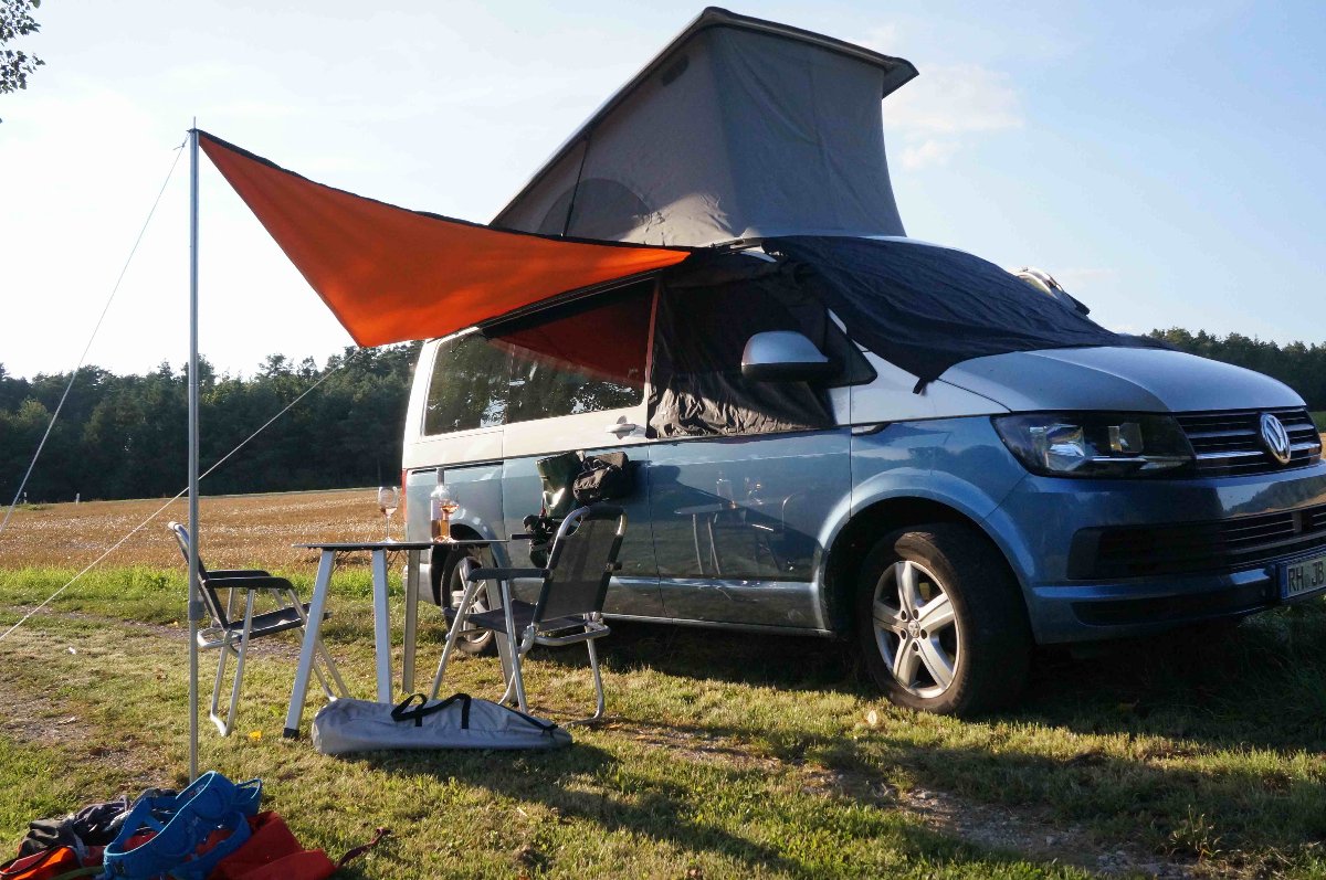 VanTento, modulares Tarp System, Sonnenschutz, Sonnensegel