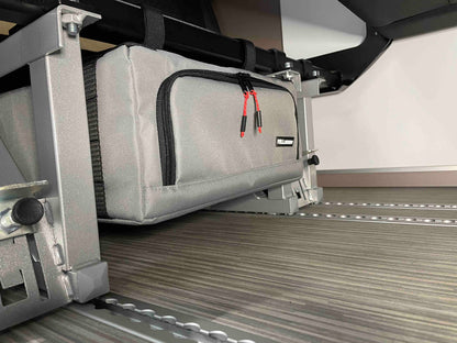 Stauraum im Camper, Taschen fuer Sitzbank im Camper, Taschen fuer Camper, Stauraum optimal nutzen, Wohnmobiltaschen, Sitzbanktaschen, Utensilo fuer Camper, Taschen fuer Bürstner Copa, Stauraum im Ford Nugget, Taschen fuer Ford