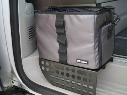 VW T5 T6 T6.1 Multivan California, Trittstufe Regal, Aufbewahrung, Stauraum fuer California, Stauraumerweiterung fuer California, Trittstufenregal fuer Volkswagen, California Zubehoer, Zubehoer fuer California, Regal fuer California, Stauraum fuer California, Packtaschen fuer California, Taschensystem fuer California, Taschen fuer VW, Organizer fuer Camper