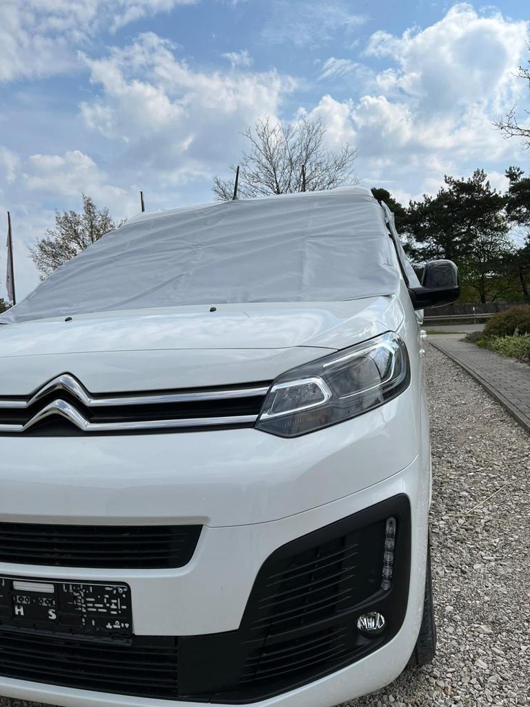 PSA, Campster, Vanster, Spacetourer Außenisolierung, Winter, Sichtschutz. Außenisolierung für Campster, Crosscamp, Vanster, Spacetourer, Traveler. Winterisolierung fuer Camper. Isolierungen und Abdeckungen fuer PSA-Fahrzeuge.