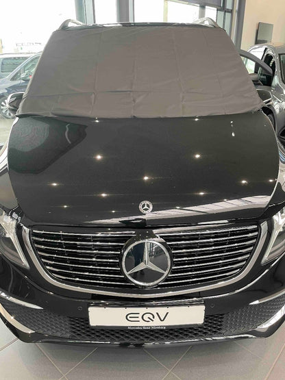 Mercedes Marco Polo, Sichtschutz, Sonnenschutz, leichte Abdeckung, Sonnenschutz für Mercedes Marco Polo, Cockpitisolierung fuer Merceds Marco Polo, Fahrerhausverdunkelung fuer Merceds Marco Polo, Verdunkelung Marco Polo, Campingzubehör Marco Polo