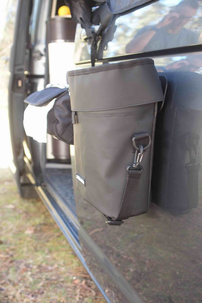 MyTrash mit ClickON-Befestigung am Camper